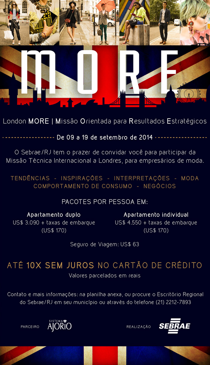 Flyer London More AjoRio
