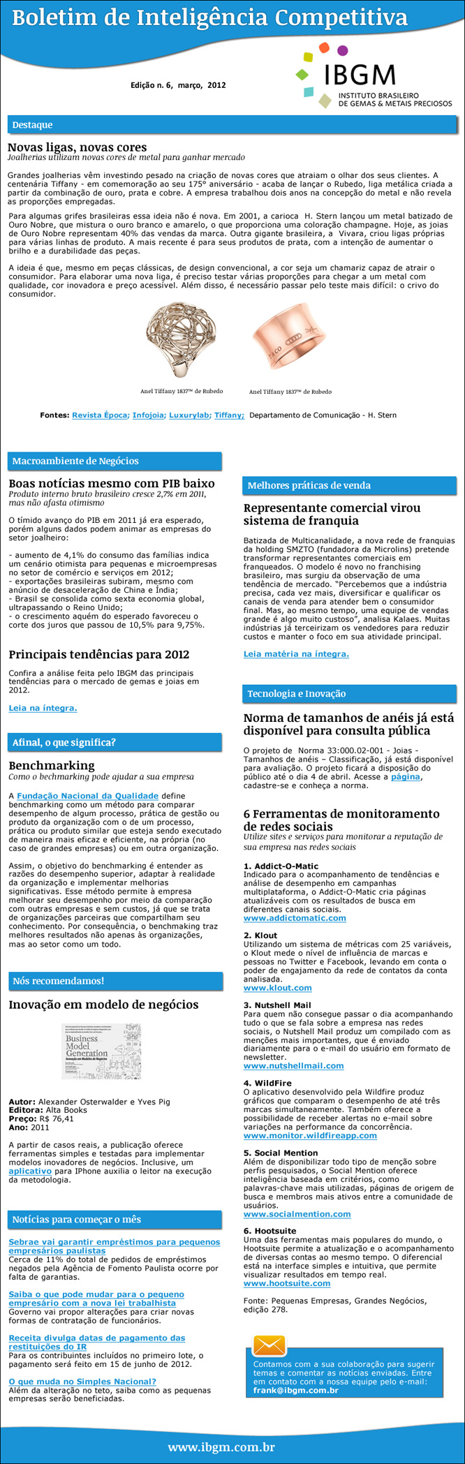 Boletim de Inteligência Competitividade